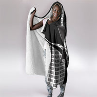 Malcolm X Legacy 1925-2026 Hooded Blanket African American Heritage - Iconic Portrait Silhouette