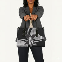 Malcolm X Legacy 1925-2026 Leather Bag African American Heritage - Iconic Portrait Silhouette
