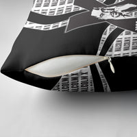 Malcolm X Legacy 1925-2026 Pillow Cover African American Heritage - Iconic Portrait Silhouette