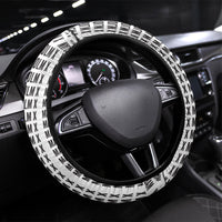 Malcolm X Legacy 1925-2026 Steering Wheel Cover African American Heritage - Iconic Portrait Silhouette