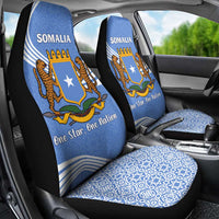 Somalia Car Seat Cover with Coat of Arms One Star One Nation Blue White Spirit