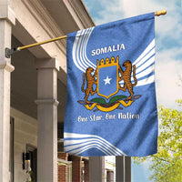 Somalia Garden Flag with Coat of Arms One Star One Nation Blue White Spirit