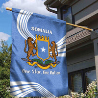 Somalia Garden Flag with Coat of Arms One Star One Nation Blue White Spirit