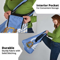 Somalia Grocery Bag with Coat of Arms One Star One Nation Blue White Spirit
