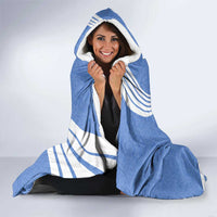 Somalia Hooded Blanket with Coat of Arms One Star One Nation Blue White Spirit