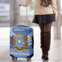 Somalia Luggage Cover with Coat of Arms One Star One Nation Blue White Spirit