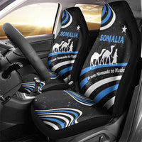 Somalia Car Seat Cover with From Nomads to Nation Camel Galaxy Flag Spirit