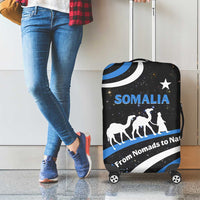 Somalia Luggage Cover with From Nomads to Nation Camel Galaxy Flag Spirit