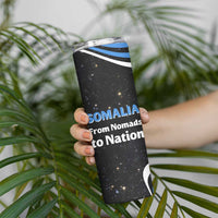 Somalia Skinny Tumbler with From Nomads to Nation Camel Galaxy Flag Spirit