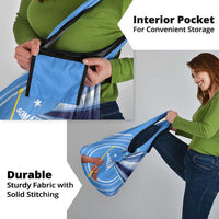 Somalia Grocery Bag with Raised Fist Flag Blue Unity Wave Spirit