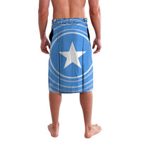 Somalia Lavalava with Raised Fist Flag Blue Unity Wave Spirit