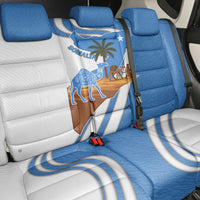 Somalia Back Car Seat Cover with Camel Desert Map Palm Tree Heritage Spirit