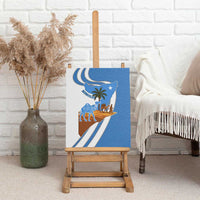 Somalia Canvas Wall Art with Camel Desert Map Palm Tree Heritage Spirit