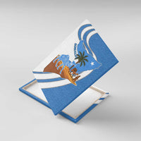 Somalia Canvas Wall Art with Camel Desert Map Palm Tree Heritage Spirit