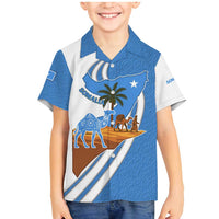 Somalia Family Matching Mermaid Dress and Hawaiian Shirt with Camel Desert Map Palm Tree Heritage Spirit