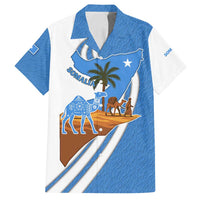 Somalia Family Matching Puletasi and Hawaiian Shirt with Camel Desert Map Palm Tree Heritage Spirit