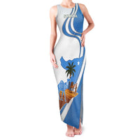 Somalia Family Matching Tank Maxi Dress and Hawaiian Shirt with Camel Desert Map Palm Tree Heritage Spirit