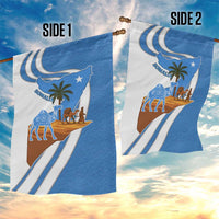 Somalia Garden Flag with Camel Desert Map Palm Tree Heritage Spirit