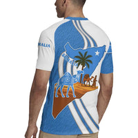 Somalia Rugby Jersey with Camel Desert Map Palm Tree Heritage Spirit