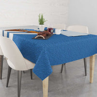 Somalia Tablecloth with Camel Desert Map Palm Tree Heritage Spirit