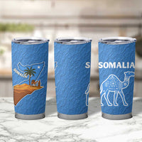 Somalia Tumbler Cup with Camel Desert Map Palm Tree Heritage Spirit