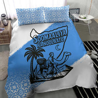 Somalia Bedding Set with Soomaaliya Ha Noolaato Nomad Moon Flag Spirit