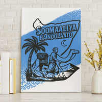 Somalia Canvas Wall Art with Soomaaliya Ha Noolaato Nomad Moon Flag Spirit