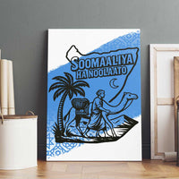 Somalia Canvas Wall Art with Soomaaliya Ha Noolaato Nomad Moon Flag Spirit