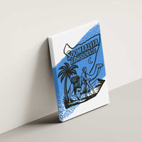 Somalia Canvas Wall Art with Soomaaliya Ha Noolaato Nomad Moon Flag Spirit