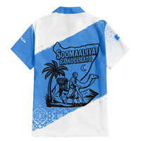 Somalia Family Matching Mermaid Dress and Hawaiian Shirt with Soomaaliya Ha Noolaato Nomad Moon Flag Spirit