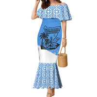 Somalia Family Matching Mermaid Dress and Hawaiian Shirt with Soomaaliya Ha Noolaato Nomad Moon Flag Spirit
