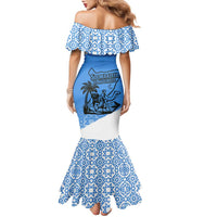 Somalia Family Matching Mermaid Dress and Hawaiian Shirt with Soomaaliya Ha Noolaato Nomad Moon Flag Spirit