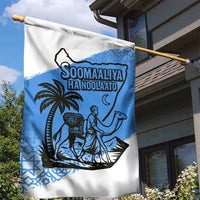 Somalia Garden Flag with Soomaaliya Ha Noolaato Nomad Moon Flag Spirit