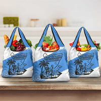 Somalia Grocery Bag with Soomaaliya Ha Noolaato Nomad Moon Flag Spirit