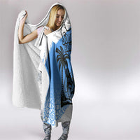 Somalia Hooded Blanket with Soomaaliya Ha Noolaato Nomad Moon Flag Spirit
