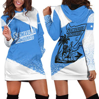 Somalia Hoodie Dress with Soomaaliya Ha Noolaato Nomad Moon Flag Spirit