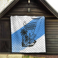 Somalia Quilt with Soomaaliya Ha Noolaato Nomad Moon Flag Spirit
