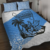 Somalia Quilt Bed Set with Soomaaliya Ha Noolaato Nomad Moon Flag Spirit