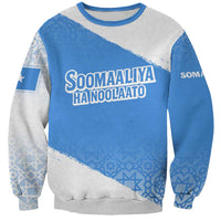Somalia Sweatshirt with Soomaaliya Ha Noolaato Nomad Moon Flag Spirit