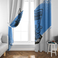 Somalia Window Curtain with Soomaaliya Ha Noolaato Nomad Moon Flag Spirit