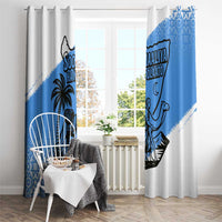 Somalia Window Curtain with Soomaaliya Ha Noolaato Nomad Moon Flag Spirit