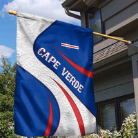 Cape Verde Garden Flag with Blue Red Flag Nós Kretxeu Spirit