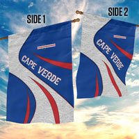 Cape Verde Garden Flag with Blue Red Flag Nós Kretxeu Spirit