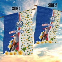 Cape Verde Garden Flag with Kingfisher Bird Floral Flag Spirit