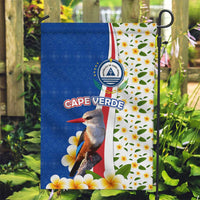 Cape Verde Garden Flag with Kingfisher Bird Floral Flag Spirit