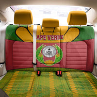 Cape Verde Back Car Seat Cover with One Heart Ten Islands National Emblem Spirit