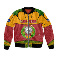 Cape Verde Bomber Jacket with One Heart Ten Islands National Emblem Spirit