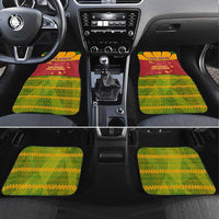 Cape Verde Car Mats with One Heart Ten Islands National Emblem Spirit