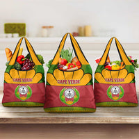Cape Verde Grocery Bag with One Heart Ten Islands National Emblem Spirit