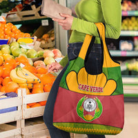 Cape Verde Grocery Bag with One Heart Ten Islands National Emblem Spirit